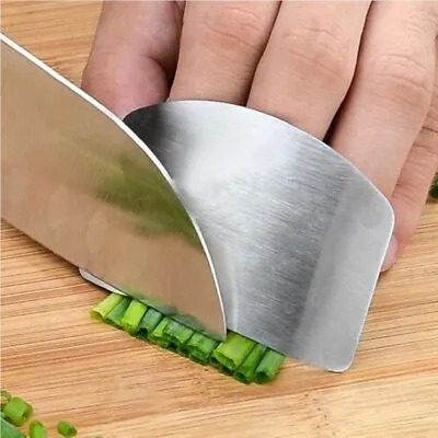 Kitchen Finger Hand Protector Guard Steel Chop Tool Slice Cook SALE J5W0 • $15.89