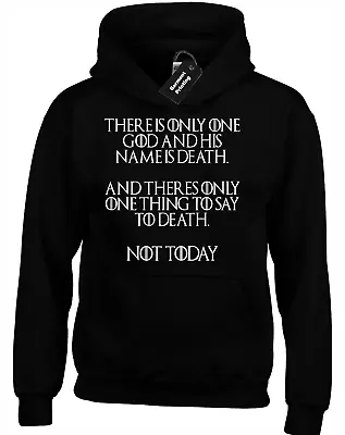 There Is Only One God Hoody Hoodie Game Of Arya Jon Snow Thrones Death Tyrion • £16.99