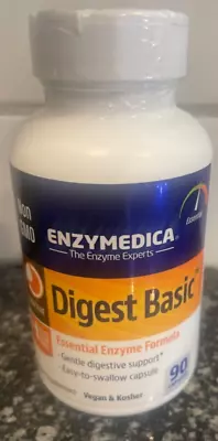 Enzymedica Digest Basic  Essential Enzyme Formula-90 Caps Exp 11/2025 • $24.99