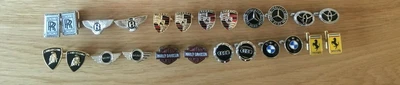 £6.49 • Buy Car Logo Cufflink, BMW, MERCEDEZ, HALEY DAVIDSON, MINI Free Postage