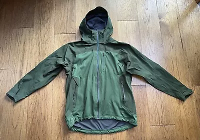 REI Co-op Taku Size XL Mens Full Zip Hooded Jacket Waterproof E1 Elements Green • $69.99