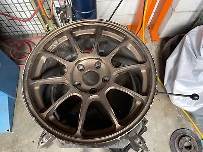 $449 • Buy RAYS Volk Racing ZE40 17x9.5 +47 5x114.3 Bronze S2000 STI RX7 Miata Forged JDM 3