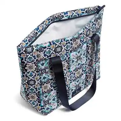 Vera Bradley Lighten Up Large Cooler Bag Lisbon Medallion Cool NWT Lunch Tote • $64.99