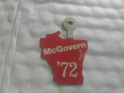 Wisconsin George McGovern Campaign Pin Back Button Tab Style Presidential 1972  • $9.99