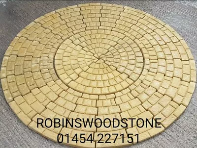 Stone Concrete Cobble Cotswold Buff 2.5m (DELIVERY EXCEPTIONS) • £264.99