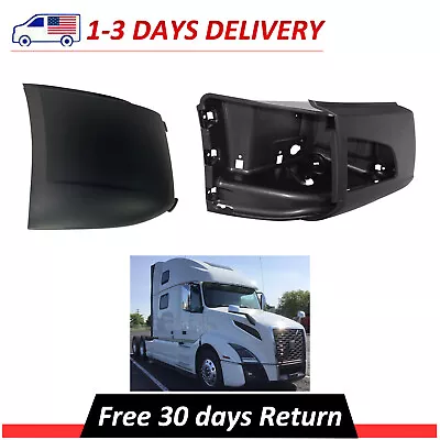 Corner Bumper & Cover W/ Fog Light Hole For 2018-2024 Volvo VNL Truck Right Side • $294.21