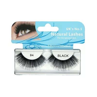 Natural Lashes - Human Hair False Eyelashes Fashion/Glamour Look - Make Up  • £2.99