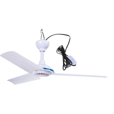 USB Small Ceiling Fan 5V 6W Quiet Camping Outdoor Gazebo Canopy Dorm Fan • £15.37