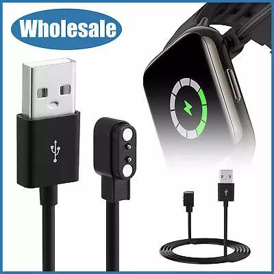 Lot Of 2-Pin 2.84mm USB Data Charging Cable Magnetic Charger For Smart Watch US • $99.99