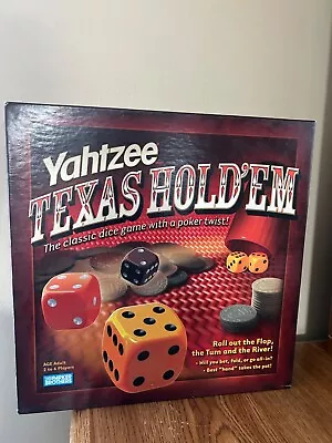 Parker Brothers 2004 Yahtzee Texas Hold'em 100 Complete Game With A Poker Twist • $12.99