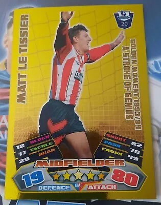 Match Attax 2012 2013 #gm5 Matt Le Tissier Golden Moment • £2.49