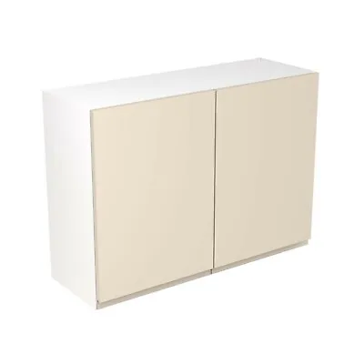 Kitchen Kit Cabinets J-Pull Wall Unit Gloss Cashmere Handleless Doors Soft Close • £2.50