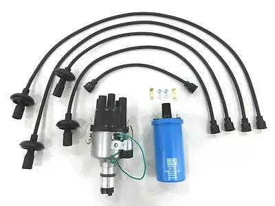 $129.86 • Buy VW Bug Bus Ignition Kit 009 Distributor Coil Plug Wires Volkswagen Ghia Baja 