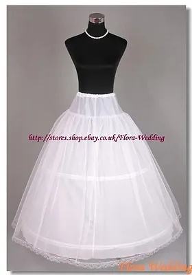 2-hoop 1 Net Prom Crinoline/bridal Petticoat/skirts-xl • £13.99