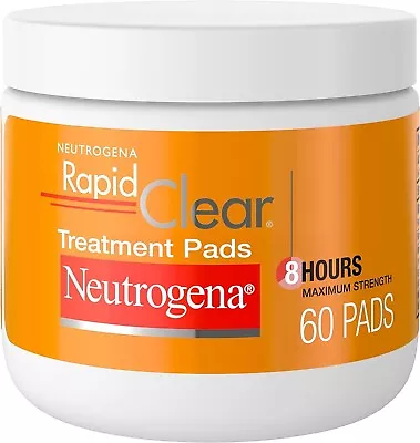 Neutrogena Rapid Clear Maximum Strength Acne Treatment Pads WORLDWIDE SHIPPING • $90.47