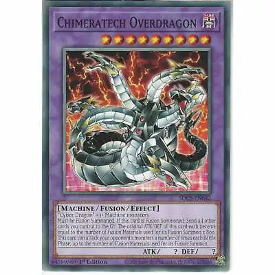 SDCS-EN042 Chimeratech Overdragon | 1st Edition Common | YuGiOh Trading Card TCG • £0.99
