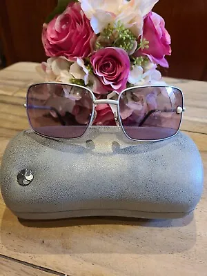 Chanel Matt Silver & Pearl Sunglasses Vintage Early 2000's • £160