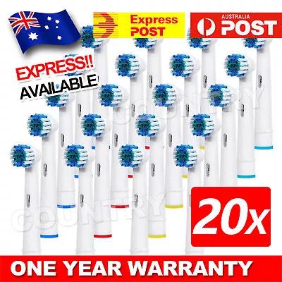 20 Electric Toothbrush Heads Oral B Compatible Replacement Brush Precision Clean • $11.45