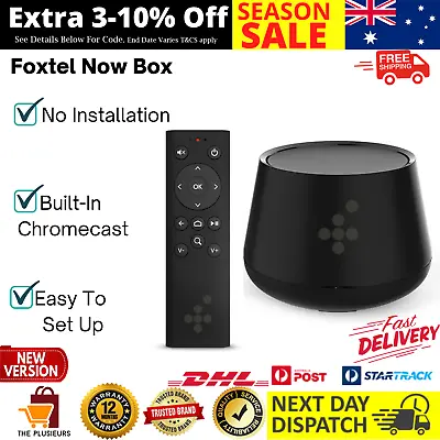 $42.72 • Buy Foxtel Now Box Netflix Compatible C027 Free-to-air TV W/ Chromecast Built-in AUS