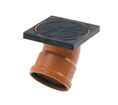£43.50 • Buy Marley Underground Drain PVC 45° 110mm Rodding Point URP1 Single Socket 