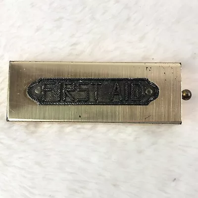 Vintage First Aid Band Aid Metal Box • $20