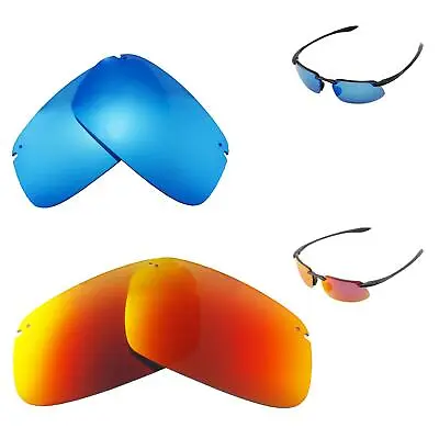 WL Polarized Fire Red+Ice Blue Replacement Lenses For Maui Jim Kanaha Sunglasses • $39.99