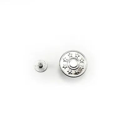 17mm Hammer On Denim Jeans Buttons Brass Based With Tack Alloy Studs AH2 • $2.99