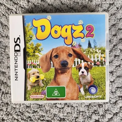 Dogz 2 Nintendo DS Complete Video Game + Manual Adventure Teen Dogs Ubisoft • $8.50