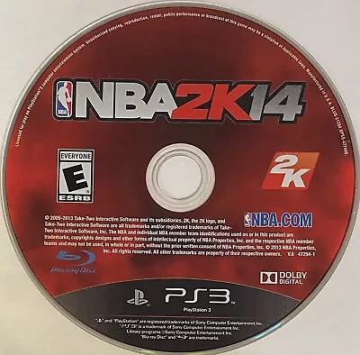 NBA 2K14 (Sony PlayStation 3 2013 PS3) DISC ONLY | NO TRACKING | M2126 • $4.25