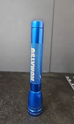 Mag-Lite Komatsu AA Battery Mini Maglite Flashlight-5 3/4  Blue Finish No Bulb • $9.99