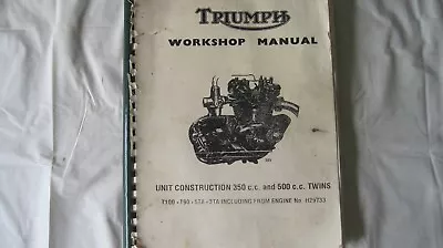 Triumph Service Manual T100 T90  • $20