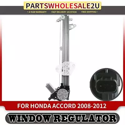 Front Left Driver Window Regulator For Honda Accord 2008-2012 W/ Motor 751-072 • $41.09