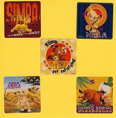 $2 • Buy 10 Lion King Hakuna Matata - Simba, Nala - Large Stickers - Party Favor