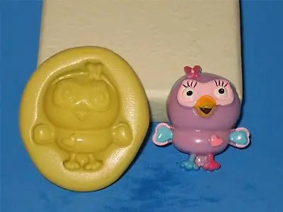 $5.25 • Buy Owl Cartoon 2D Push Mold Food Safe Silicone A165 Cupcake