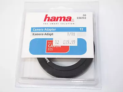 Hama T2 Lens Mount Adapter For Canon EOS • £12.99