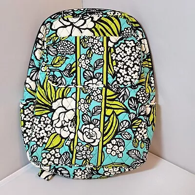 Vera Bradley Island Blooms Backpack Medium Large Cotton NWT Essential Zipper Bag • $69.99