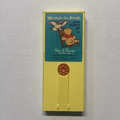 Vintage Fisher Price Movie Viewer Movie Winnie The Pooh & The Blustery Day #483 • $20