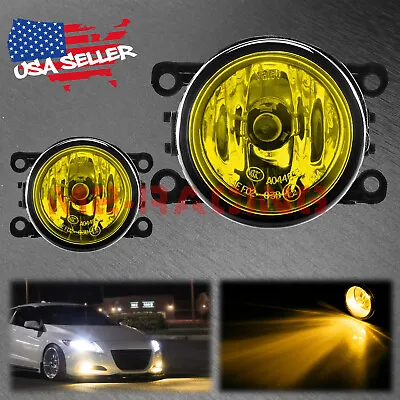 2x Fog Light Yellow Lens Upgrade OEM Quality Replacement 05-09 Ford Mustang F4 • $29.88