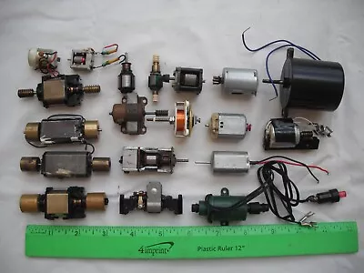 AS IS Lot Of 19 Assorted Electric Motor DC Water Pump G O N HO Scale - AS IS • $26.99