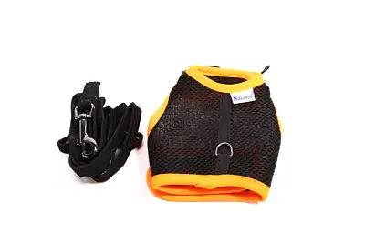 Niteangel Adjustable Soft Harness With Elastic Leash For Rabbits S Black • $6.59