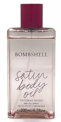 Victoria's Secret Bombshell Satin Body Oil Dry Oil Spray 6.7 Fl Oz • $44.95