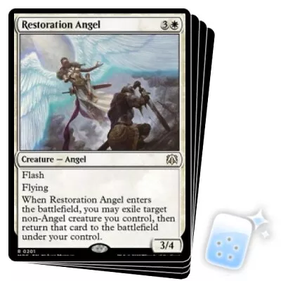 RESTORATION ANGEL X4 March Of The Machine: Commander Magic MTG MINT CARD • $2.79
