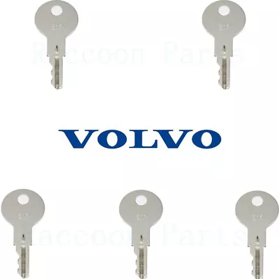 5 Volvo Grader Ignition & Door & Panel Keys G700 G700B G900 G900B CH68095 312 • $9.95