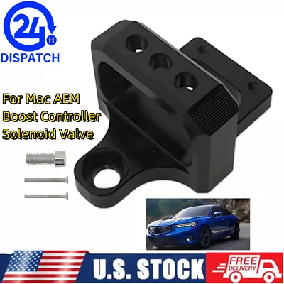 For MAC AEM Boost Controller Solenoid Valve 3-Port Mount Holder Bracket Kit • $21.99