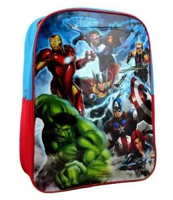 Marvel Avengers 'Force' Junior School Bag Adjustable Straps Kids Boys Backpack • £9.99