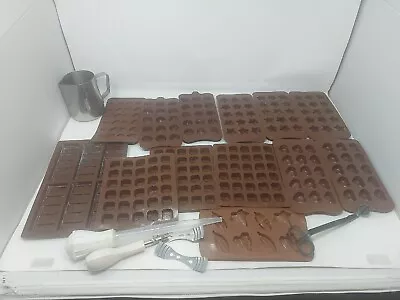 £23 • Buy Wax Melt Moulds X 13 Candle Making Wax Melts Plus Extras 