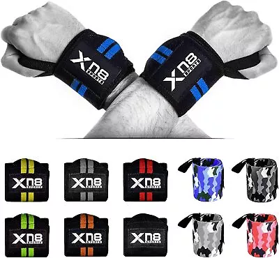 Xn8 Weight Lifting Straps Gym Straps Wrist Straps Wrist Support Gym Training • £5.99