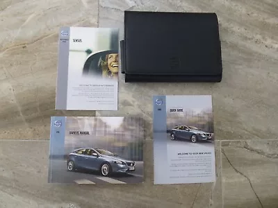 Volvo V40 Owners Manual Handbook Pack & Wallet 2013 • $37.89