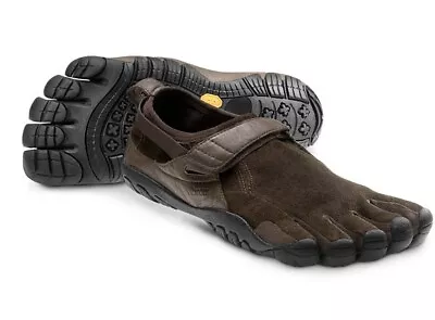 Vibram FiveFingers M241 KSO TREK Size 43 Running Shoe Brown Leather Suede • $165