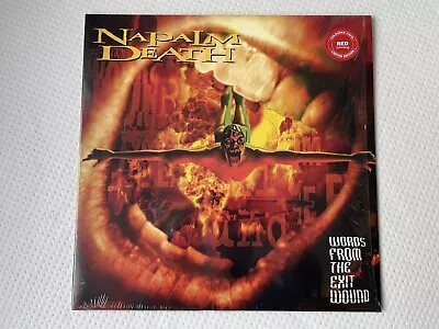 Napalm Death - Words From The Exit Wound - Limited Red Vinyl Lp Metal Vg++ • £17